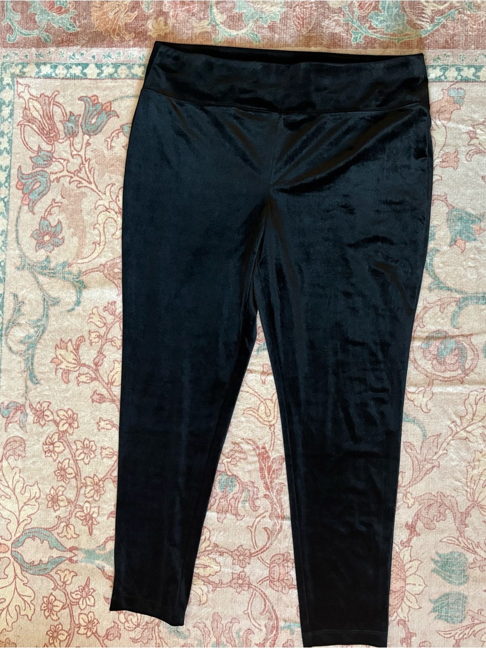 INC International Concepts Black
Velvet Blazer Straight Leg Pants